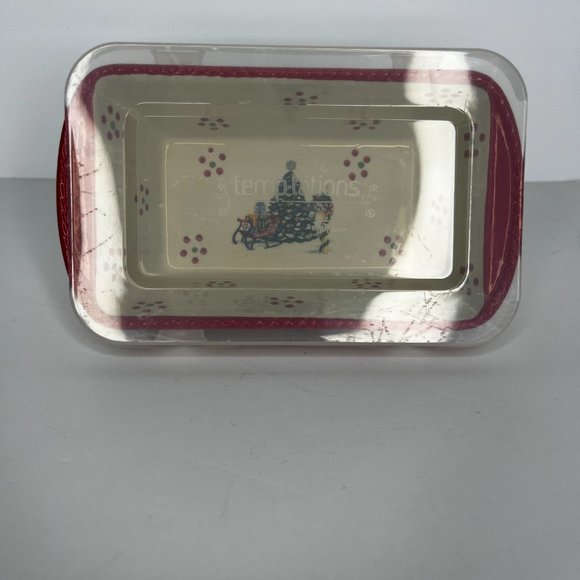 Mini 12oz Temptations by Tara Holiday Loaf Pan without lid - Picture 8 of 9